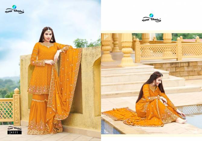 Your Choice Zaraa 12 New Wedding Wear Georgette Latest Designer Salwar Suits